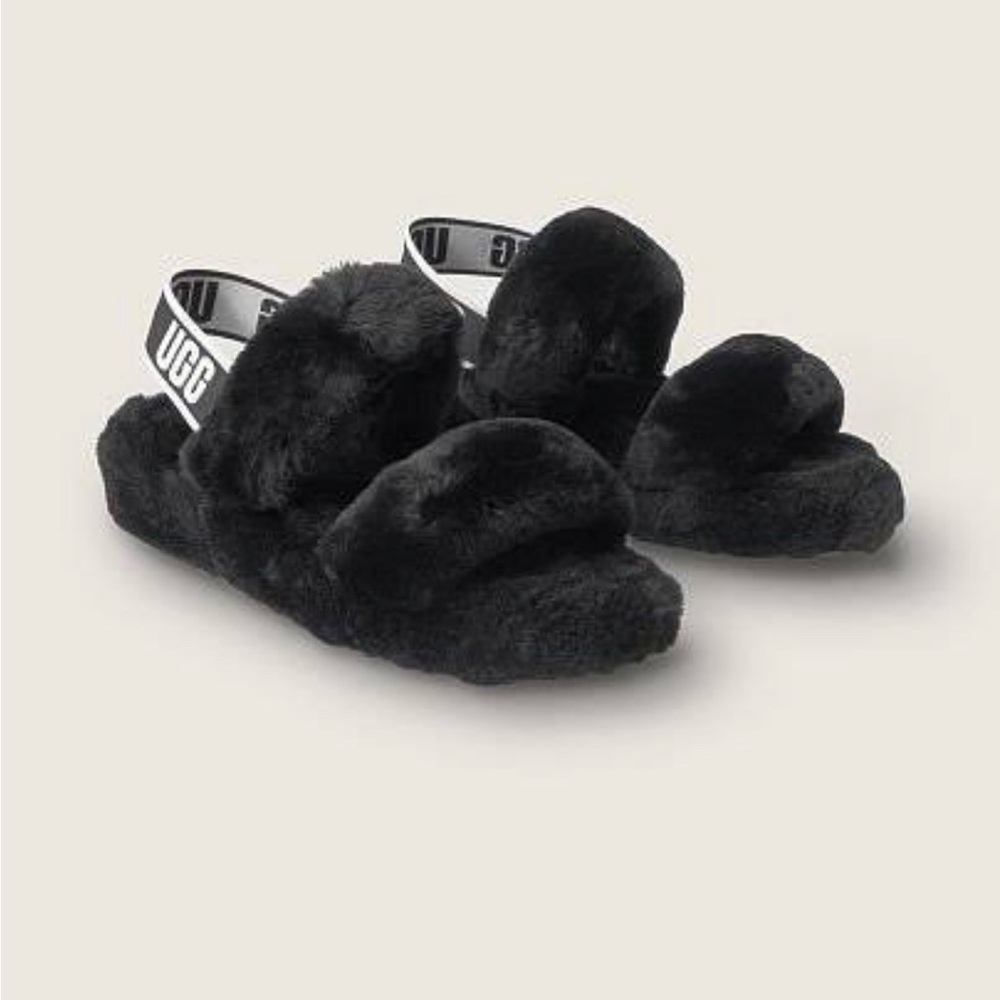 Black Oh Yeah Slingback Slipper